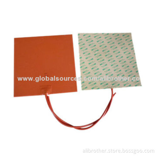 Silicone Flexible Heater, 170mm x 170mm 12V 100W with 3M Adhesive Backing 1pc New